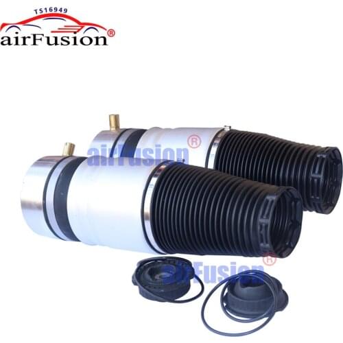 AirFusion New 2X Rear Air Suspension Air Spring Bags Fit Audi Q7 4L VWTouareg Cayenne 955 7L5616019F 7L8616020D