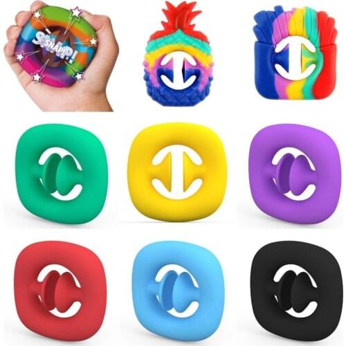Anti Stress Fidget Toy Finger Hand Grip Simple Dimple Stress Reliever Adult Child Brinquedos Toy Decompression Dropshipping Gift