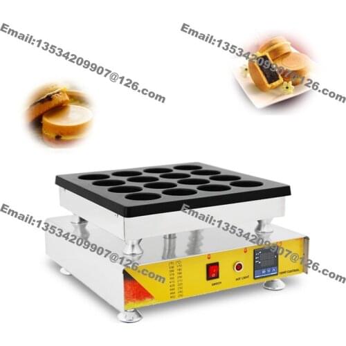 Free Shipping Commercial Nonstick 110v 220v Electric 8cm 16-hole Digital Red Bean Cake Imagawayaki Obanyaki Maker Machine Baker