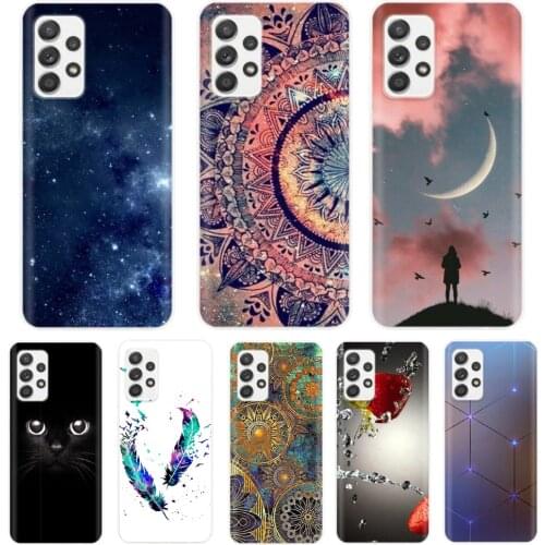 For Samsung Galaxy A72 5G Case 6.7'' Bumper Soft Silicone Back Cover For Samsung A72 Phone Cases galaxyA72 A 72 4G Funda Coque
