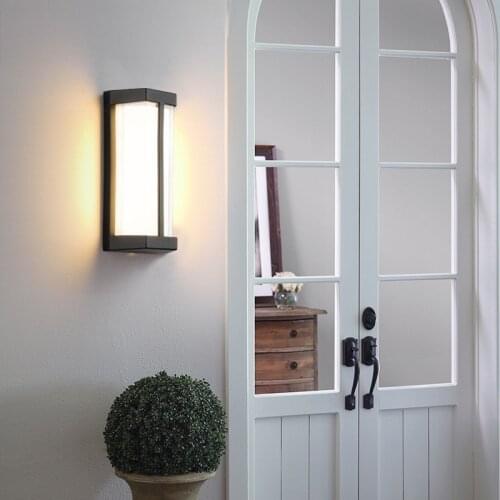 Double layers arcryic Waterproof outdoor led wall lamp balcony terrace garden lighting outdoor porch wall light lampara terraza