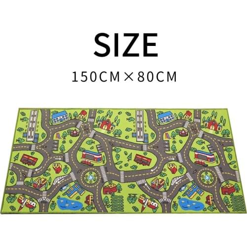 Car City Road Play Mat Children Mat Playmat Puzzles Safe Fun Play Rug Baby Crawling Mat For Boy Girl