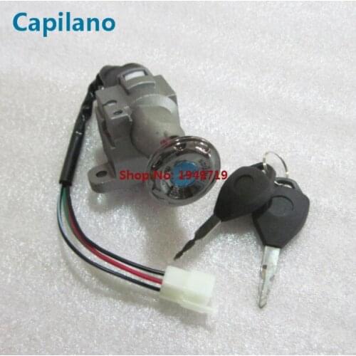 Motorcycle scooter JOG50 JOG100 ZY100 electric ignition switch lock set power door lock for Yamaha 100cc JOG 100 spare parts