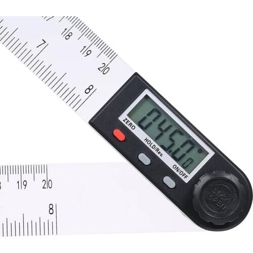 Multifunctional 0-200mm Digital LCD Display Angle Ruler 360° Electronic Goniometer Protractor Angle Measurement Carpenter Tool