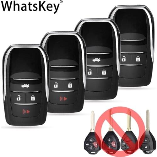 WhatsKey Modified Flip Key shell Replacement For Toyota Corolla RAV4 Reiz Yaris 4Runner Camry Car Key Remote Case Cover Toy43