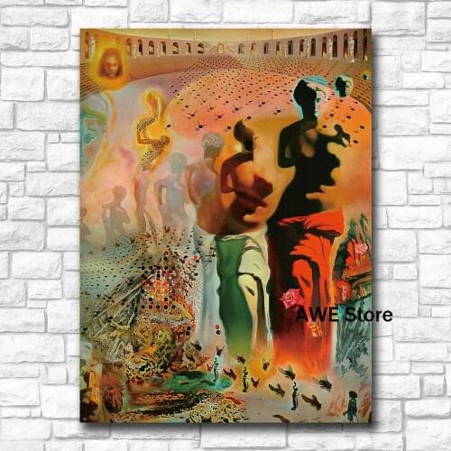 Wall Art Salvador Dali Hallucinogenic Toreador Canvas Painting For Living Room Home Decor Oil Painting On Canvas Wall Painting