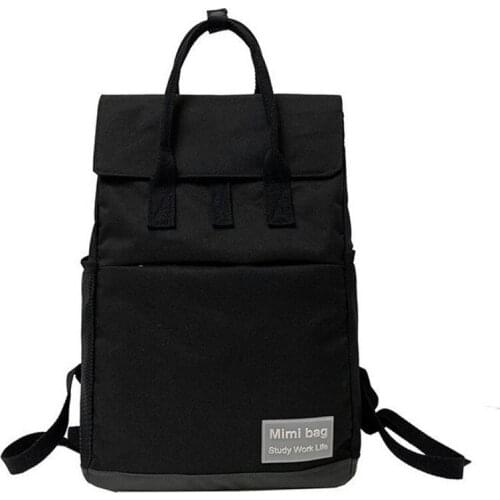 2021 New Girls Lightweight High Capacity School Bag Simple Middle School Student Canvas Backpack For Teenage Women Designer Bag