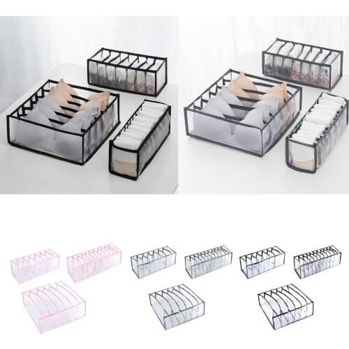 Drawer Divider Closet Organizer Container Underwear,Socks,Bra ,Scraf Storage Box