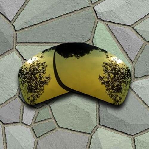 Yellow Golden Sunglasses Polarized Replacement Lenses for Oakley Big Taco