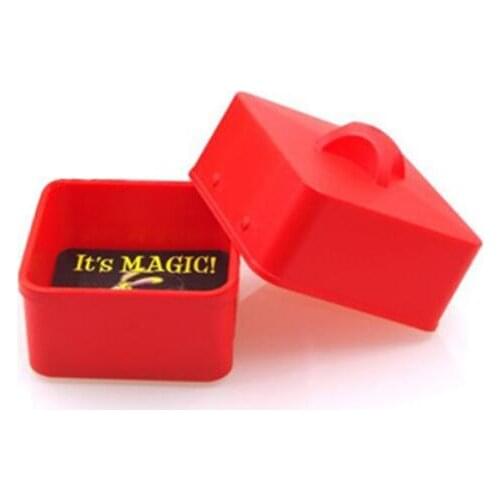 Magic Candy Box (Red) Magic Tricks Stage Gimmicks Objects Appearing From Empty Box Comedy