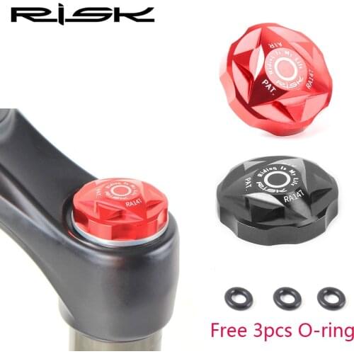 Risk Bicycle Suspension Fork Cap Parts Fork Shoulder Cover Mountain Bike Air Fork Protector Aluminum Alloy Dust Cover Mtb Parts