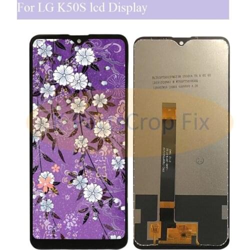 LCD For LG K50S Lcd 6.5‘’ K50S LCD Display Touch Screen Digitizer Glass Panel Assembly Replacement for LG K50S LCD