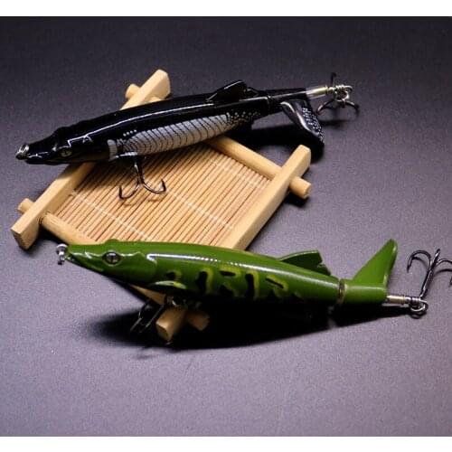 1PCS 13cm/16g TopWater Whopper Plopper Fishing Lure Artificial Popper Hard Bait Chatterbait TopWater Wobblers YU063