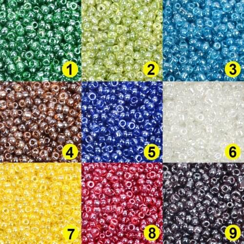 2mm Half Translucent Glass Beads Rondelle Spacer Beads Seedbeads DIY/Handmade Bracelet Necklace Jewelry Making Wholesale
