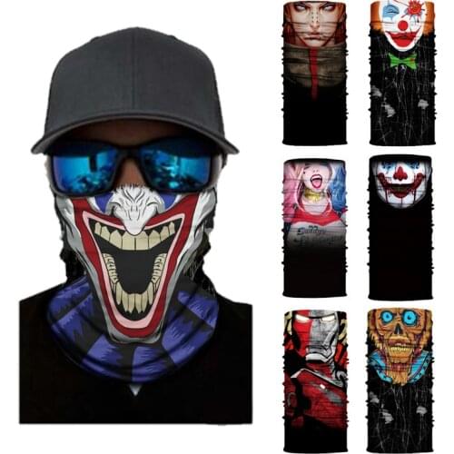 3D Seamless Magic Neck Warmer Face Shield Balaclava Bandanas Cycling Hiking Tube Scarf Men Women Multifunction Headband Mask