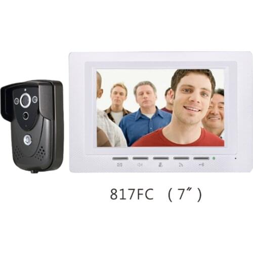 7 Inch Rain-Proof Two Way Intercom Video Door Phone