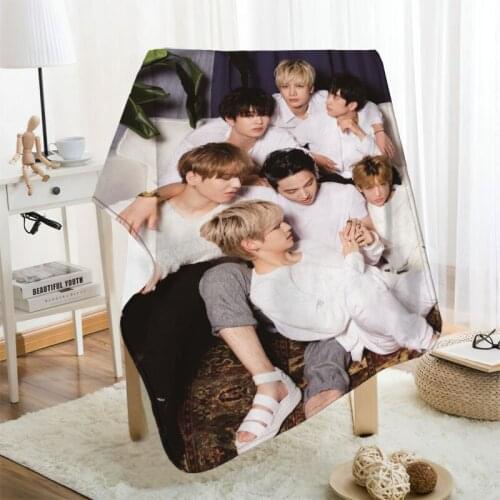 Musife Custom Got7 Flannel Blanket Design Your own Blanket Flannel Blankets for Sofa DIY Dropshipping