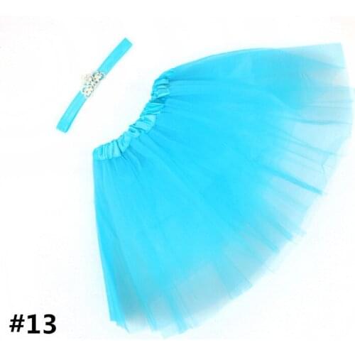 Crown hair band baby suit children tutu skirt hair band suit baby photography gauze skirt infant tulle skirt