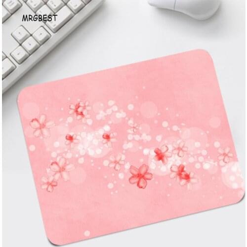 Kawaii Mousepad 220x180/250x200/290x250mm Small No Locking Edge Big Promotion Good Quantity Flower Pattern Pads for Decoration