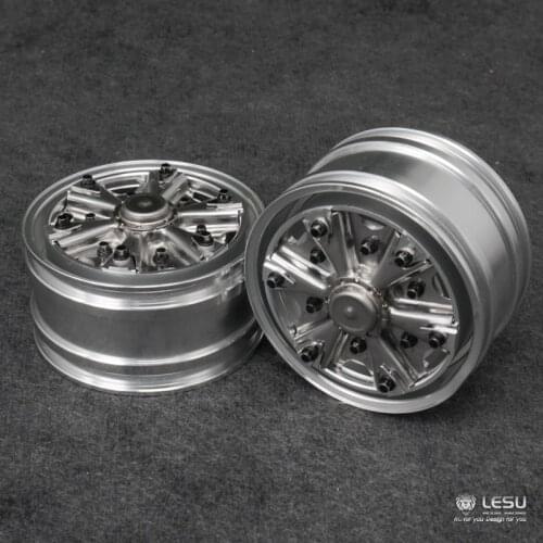 LESU Metal Front Wheel Hub 1/14 RC DIY Tmy King Hau Tractor Truck Trailer TH13090-SMT3