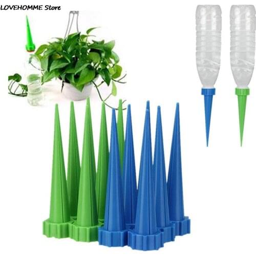Green Garden Irrigation Watering Kits Plant Flower Water Control Drip Cone Spike Waterer Bottle Irrigation System