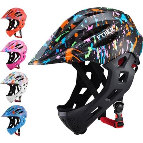 The new 2021 childrens LED cycling safety helmet adjustable bicycle helmet bicycle roller skating balance bike riding helmet #W