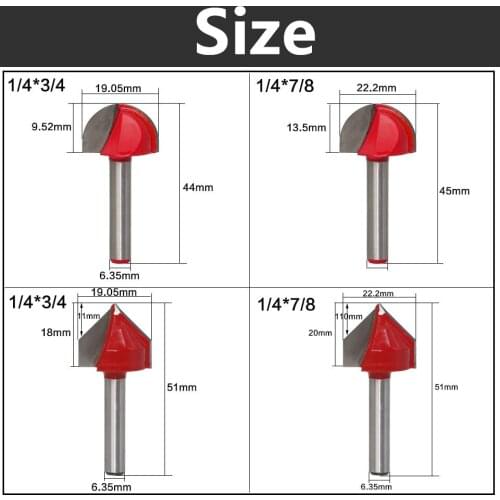 90 degree V-knife/round-bottom knife, woodworking milling cutter, trimming machine cutter head, corner knife