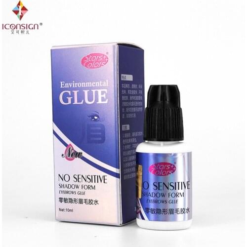 15 seconds dry Professional Clear Eyebrows extension Glue individual Makeup Extension No stimulate Makeup tool