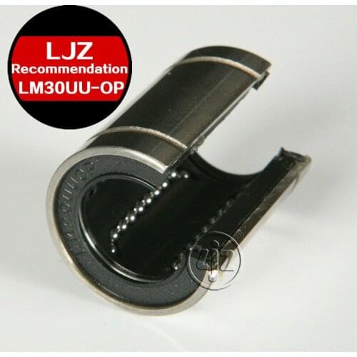 Linear motion ball bearings LM30UU-OP Bore size 30mm