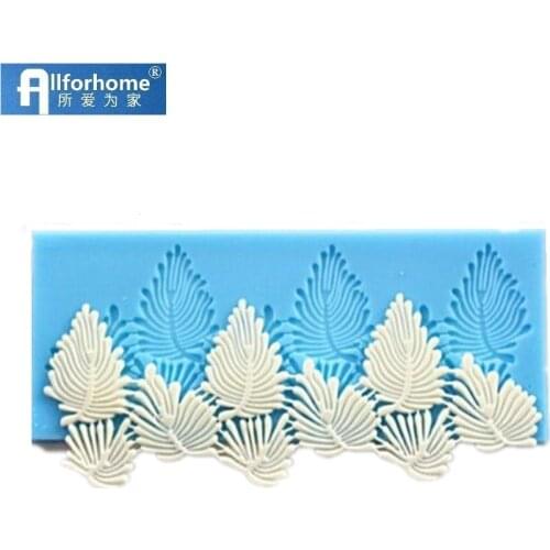 Leaves Veining Silicone Lace Fondant Mold Cake Decorating Tool SugarCraft Art Clay GumPaste Lace diy Mould Embossing Mat