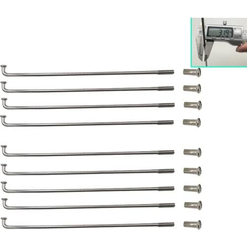 JQORG 10G Diameter 3.2mm BEND Spokes Electric Motorcycle Wheel Spokes Length Customize In 60 mm - 200 mm Range Can All Be Making