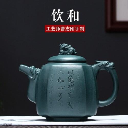 Statue of purple sand tea set wholesale undressed ore delivery chlorite sifang drinks and all hand custom the teapot