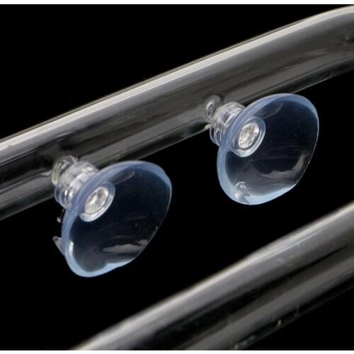 Aquarium Planted Glass Outflow Inflow Lily Pipe 13mm/17mm Tube With Suction Cup