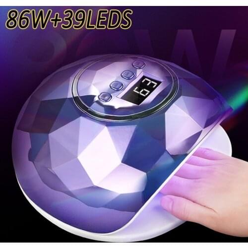 NEW 2 in 1 86W Uv Lamp 39LEDS Manicure Machine Drying Nails Lampa Do Paznokci UV Led Gel Nail Lamp Nail-Dryer Led Lights Product