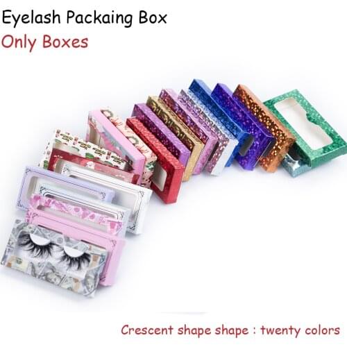 Mikiwi False Eyelash Packaging Wholesale Cardboard Empty box bulk custom lashes holographic paper box not with tray