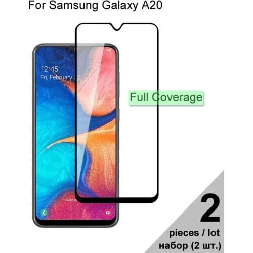 Protective Glass For Samsung Galaxy A20 Full Coverage Tempered Glass For Samsung Galaxy A20