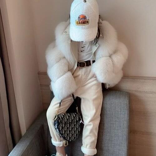 Faux Fox Fur Coat Girl 2021 Winter Thick Warm Slim Locomotive PU Leather Jackets Kids Casual Vintage PU Faux Leather Outerwear