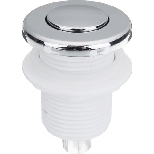 1PCS 32mm On Off Push Air Switch Button For Bathtub Spa Waste Garbage Disposal Whirlpool Pneumatic Switch Controller