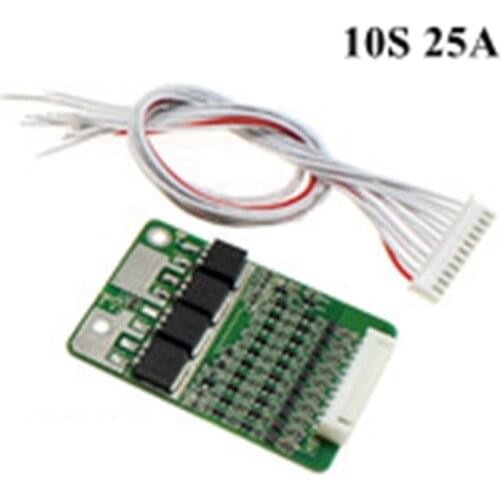 10S 36V twist car protection board 25A Battery Protection board BMS