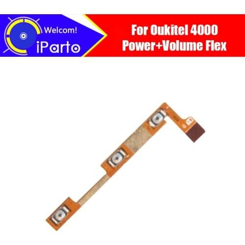 5.0 inch Oukitel K4000 Side Button Flex Cable 100% Original Power + Volume Button FPC Wire Flex Cable repair parts for K4000