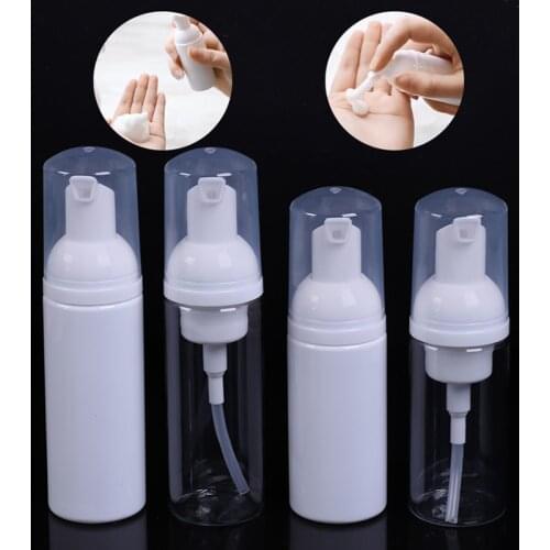 50/60ml Clear Foam Pump Bottle Spray Bottles Soap Foaming Mousses Liquid Dispensers Household For Childrens Health
