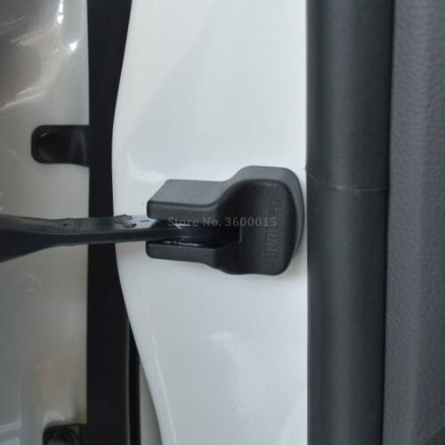Car Accessories For Kia Rio 4 X-line 2018 2019 ABS Plastic Door Stop Limiting Stopper Protection Cover Trim Limitter Sticker
