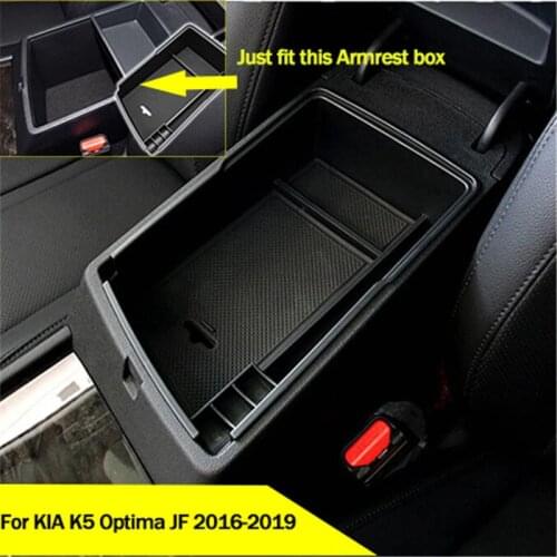 Car Styling Central Armrest Storage Box Pallet Case For Kia Rio K2 K3 K3S K4 K5 KX3 KX7 KX5 Sportage QL BORREGO Sorento Forte