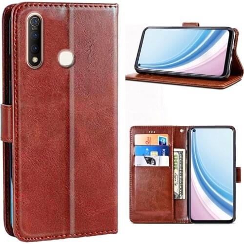 Phone Case For Vivo Z5x 712 Protective Cover Luxury PU Leather TPU Silicone Protector Case On Vivo Z5x 712 V1990A Flip Shell Bag