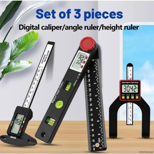 Digital Depth Gauge,Height Gauge with LCD Display,Woodworking Tool for Router Table Carpenter/Construction/DIY Tools wholesales