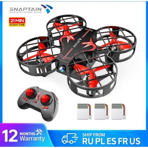 SNAPTAIN H823 Pocket rc dron Quadcopter 3 Batteries Portable Mini Drone RC with Altitude Hold Headless Mode 3D Flip Toys Drone