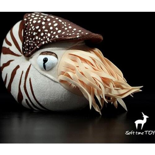 Soft Marine Animals Model Toys Nice Stuffed Nautilus Dolls Real Life Plush Nautiloidea Birthday Gifts Good Quality