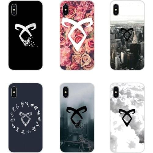 For Huawei G7 G8 P7 P8 P9 P10 P20 P30 Lite Mini Pro P Smart Plus 2017 2018 2019 Soft Shell Cover American Tv Shadowhunters runes