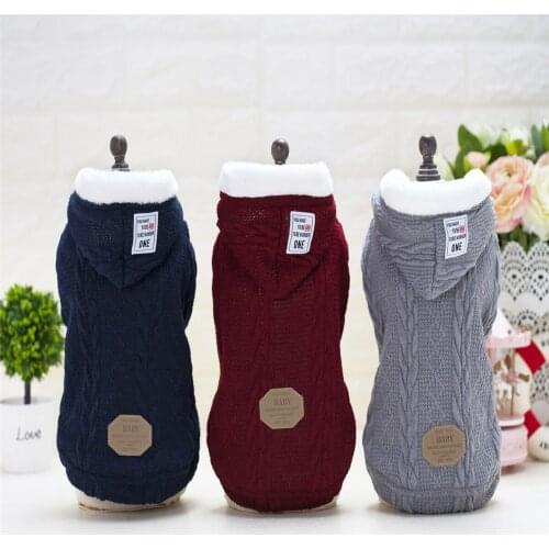 New Hooded Two Legs Pet Dogs Sweater Coat Popular Design Small Puppy Dogs Clothing Coat For Dog From S to XXL