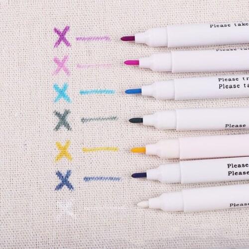 Soluble Cross Stitch DIY Stitch Markers Water Erasable Pens Sewing Tools Needlework Grommet Ink 2PCS/Lot Fabric Marking Pens